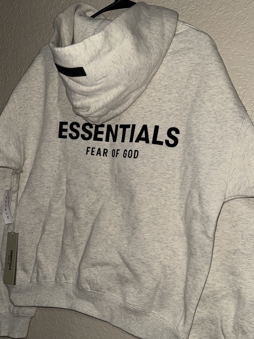 Fear of God ESSENTIALS Light oatmeal hoodie